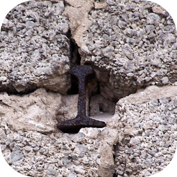 Feldbahnschiene Scheune Altenrath